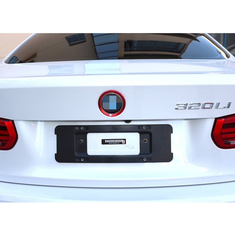 2 PCS/Set Zinc Alloy Steering Wheel Decoration Ring Sticker Logo Car Styling Modification Car Front Logo Ring Decoration Rear Cover Trim Hood Emblem Rings for BMW 3 Series, For BMW 3 Series