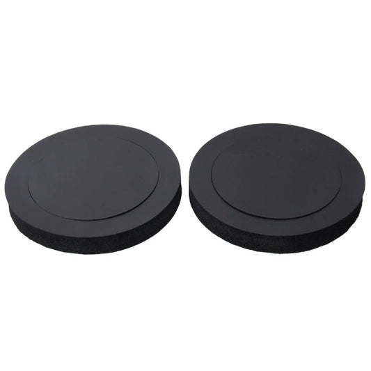 2 PCS Car Sound Insulation Speaker Soundproof Cotton with Self Adhesive Car Sound Insulation Cotton, Outer Diameter : 19.5 cm, Inner Diameter: 14.3 cm, Car Speaker Soundproof Cotton