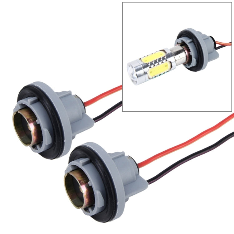2 PCS Car Auto LED Bulb Socket Holder (No Including Light), H4, H7, H8/H11, 1156, 7443