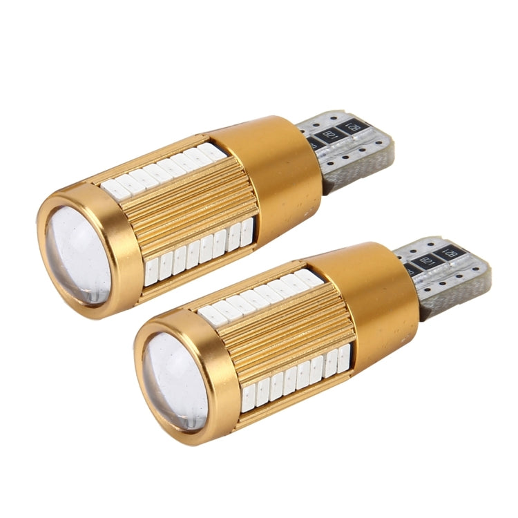 2 PCS T10 2W 180 LM 5500K Constant Current Car Clearance Light with 38 SMD-3014 Lamps, DC 12-16V, 38 SMD-3014 Lamps, T10+2W Blue Light