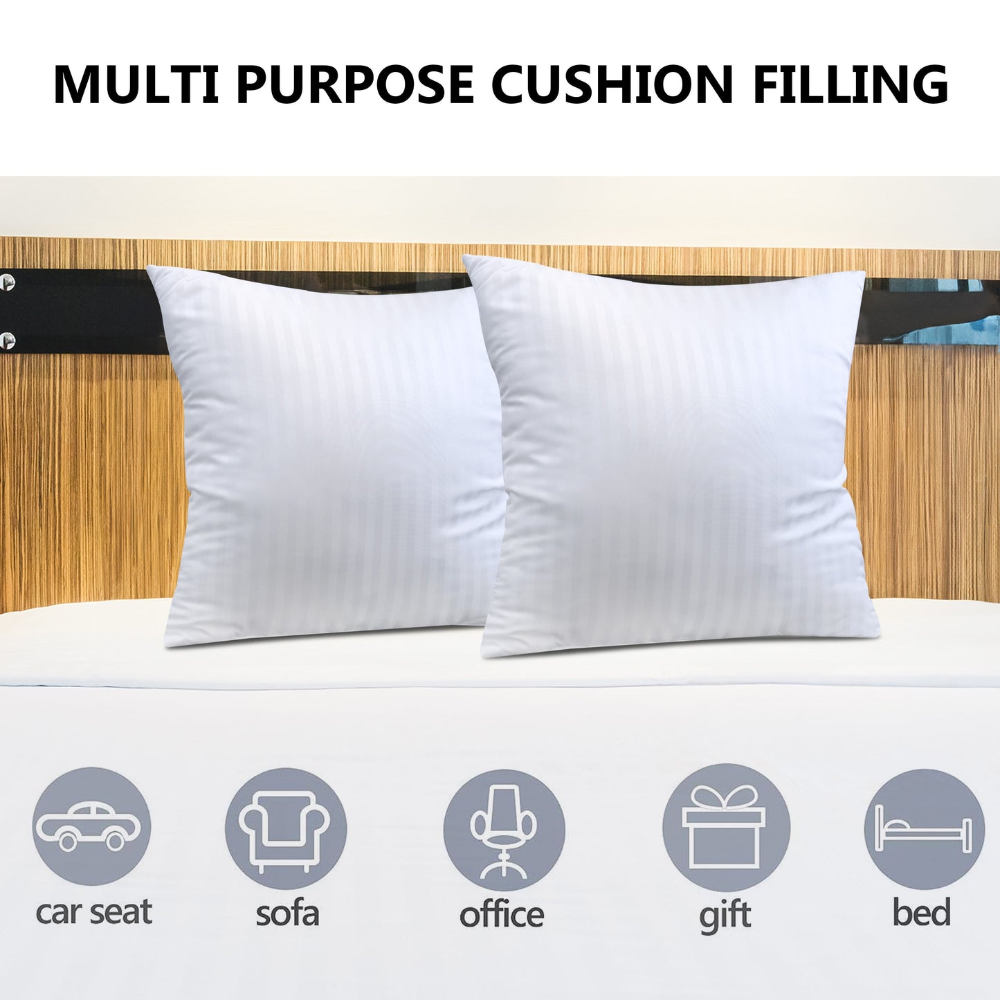 18" Cushion Pads Hollow-Fibre Pillows