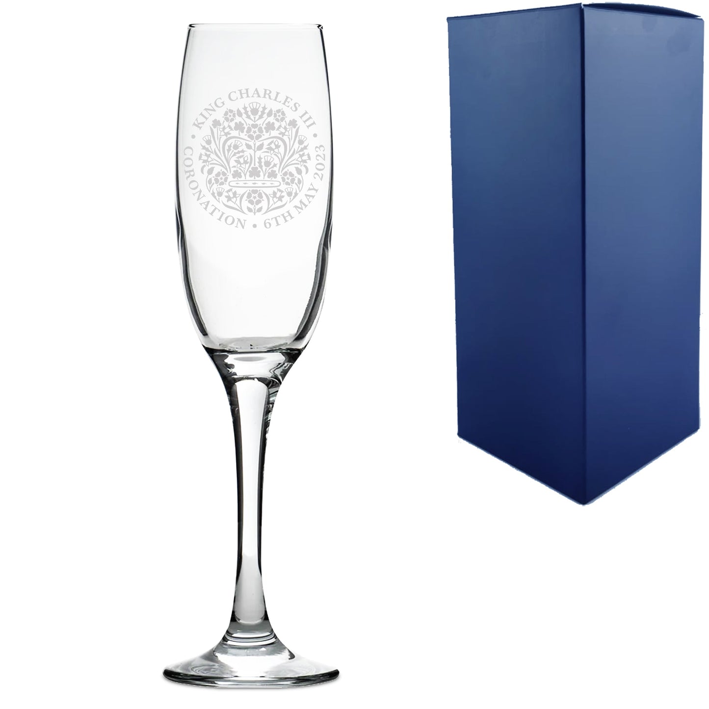 Engraved Commemorative Coronation of the King Glassware Collection TEST