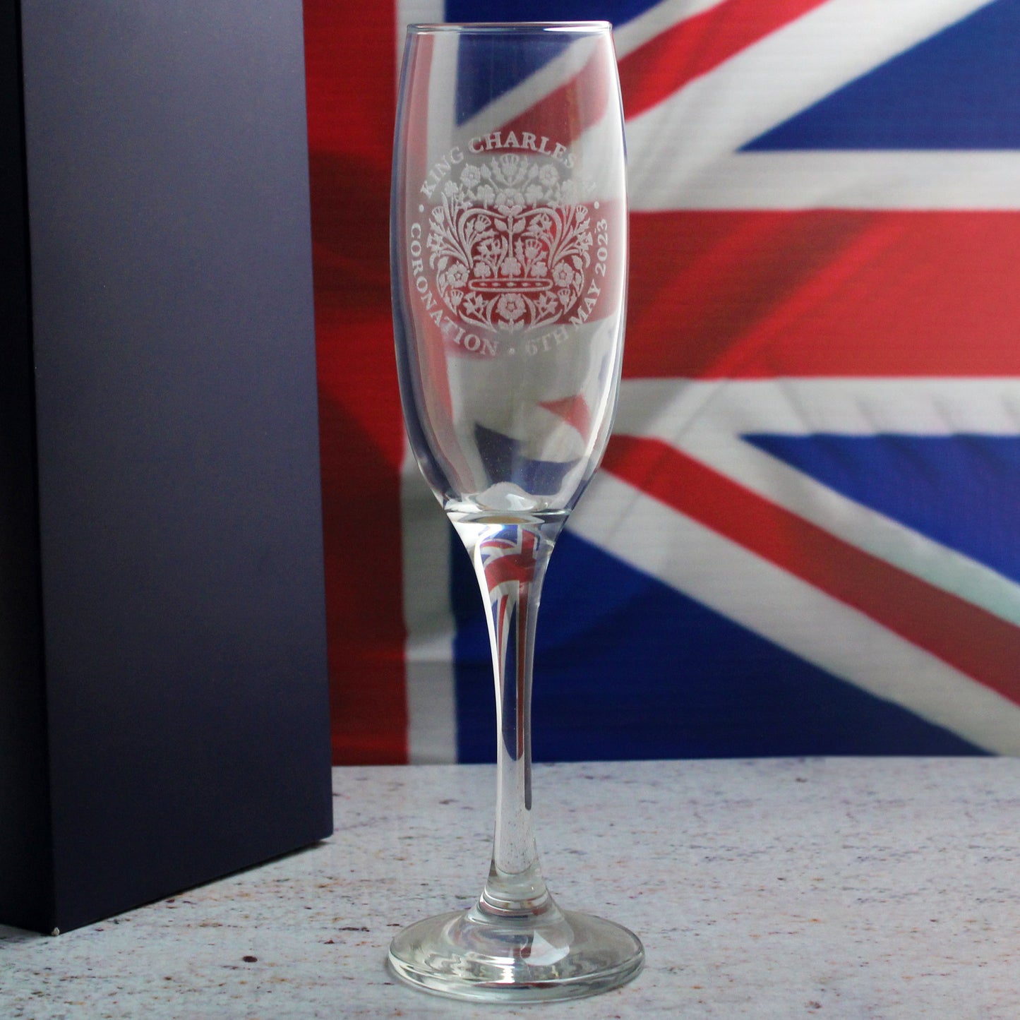 Engraved Commemorative Coronation of the King Glassware Collection TEST