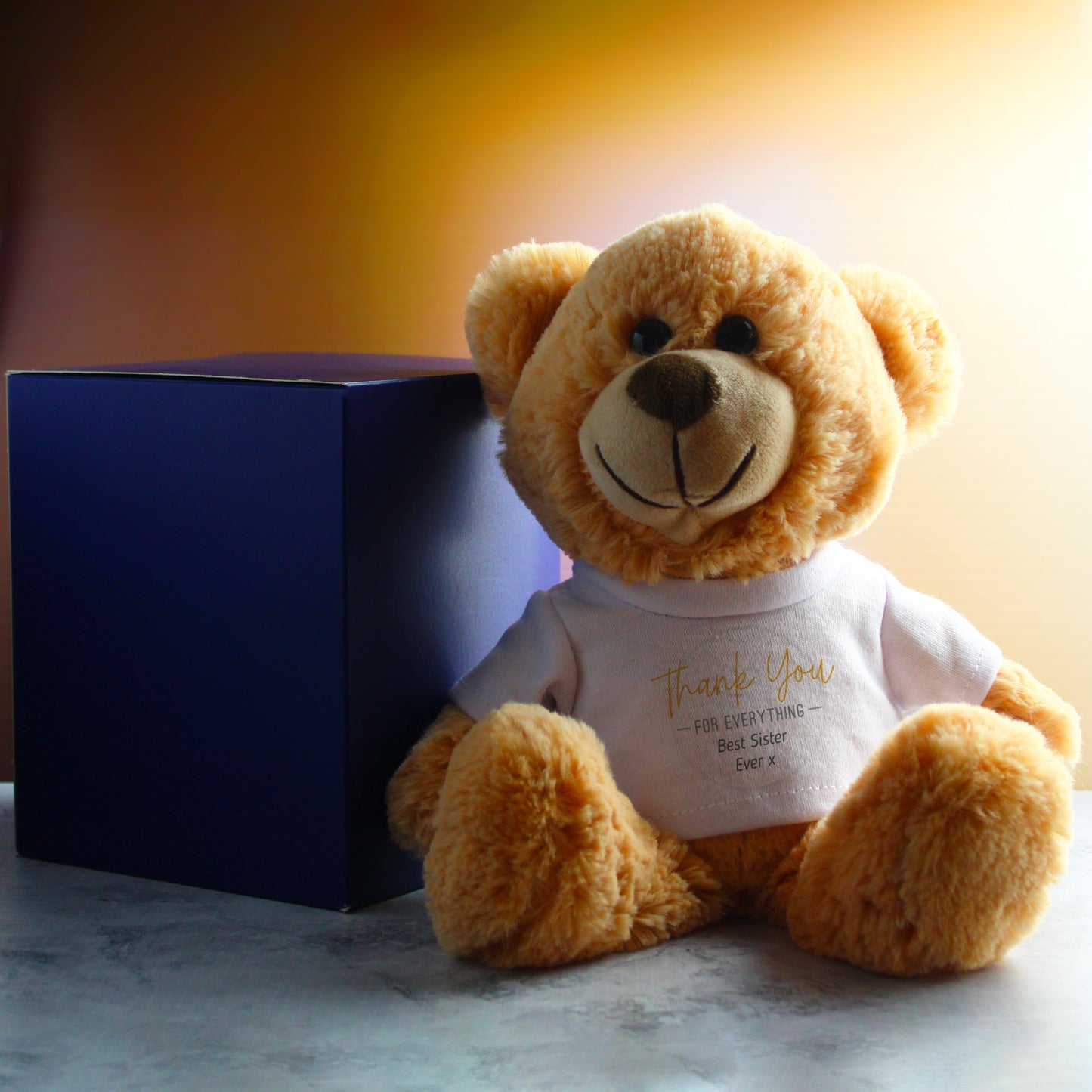 Cream Teddy Bear with Thank You for Everything Design T-Shirt