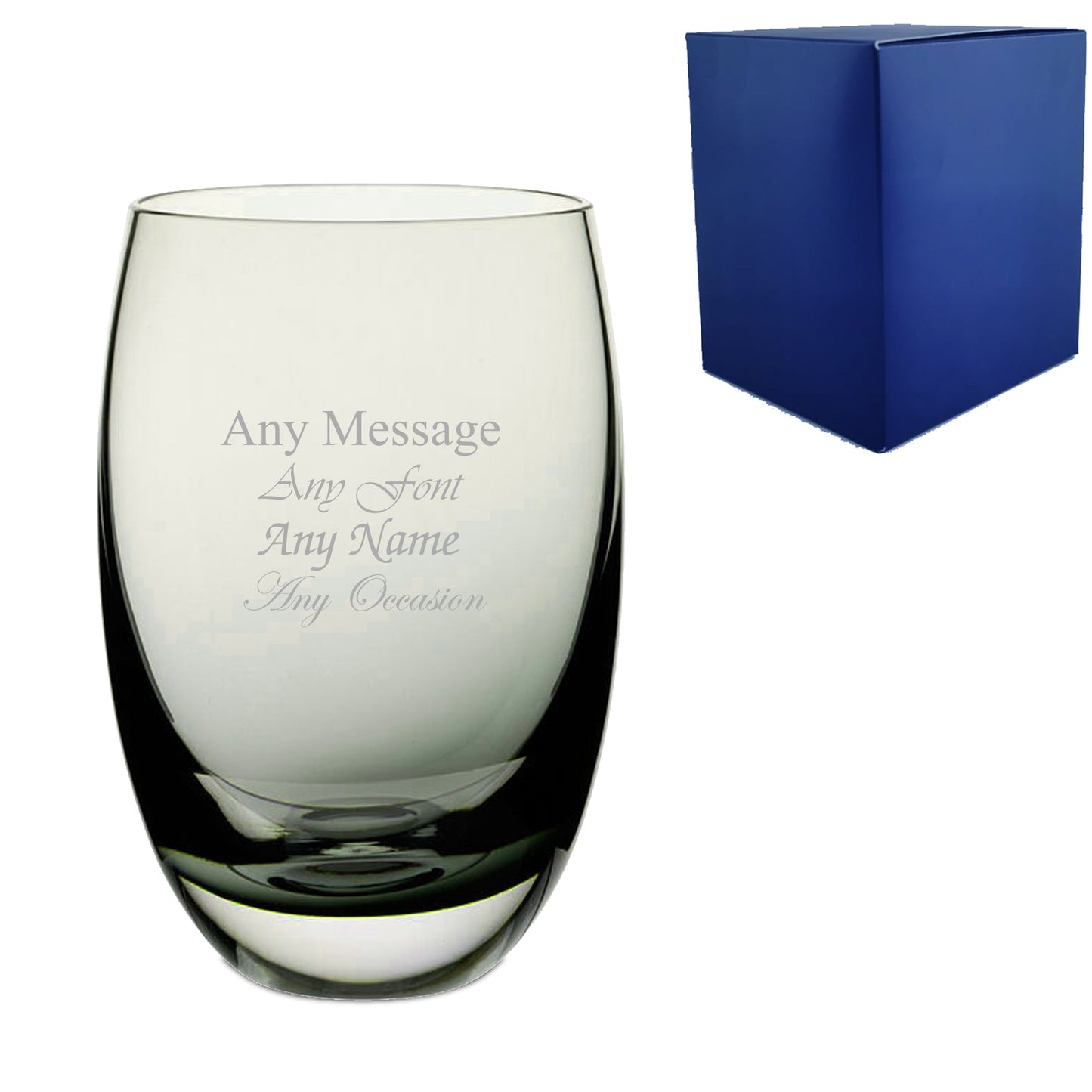 Engraved Personalised Cocktail, Hiball & Gin Glasses with Custom Name and Message