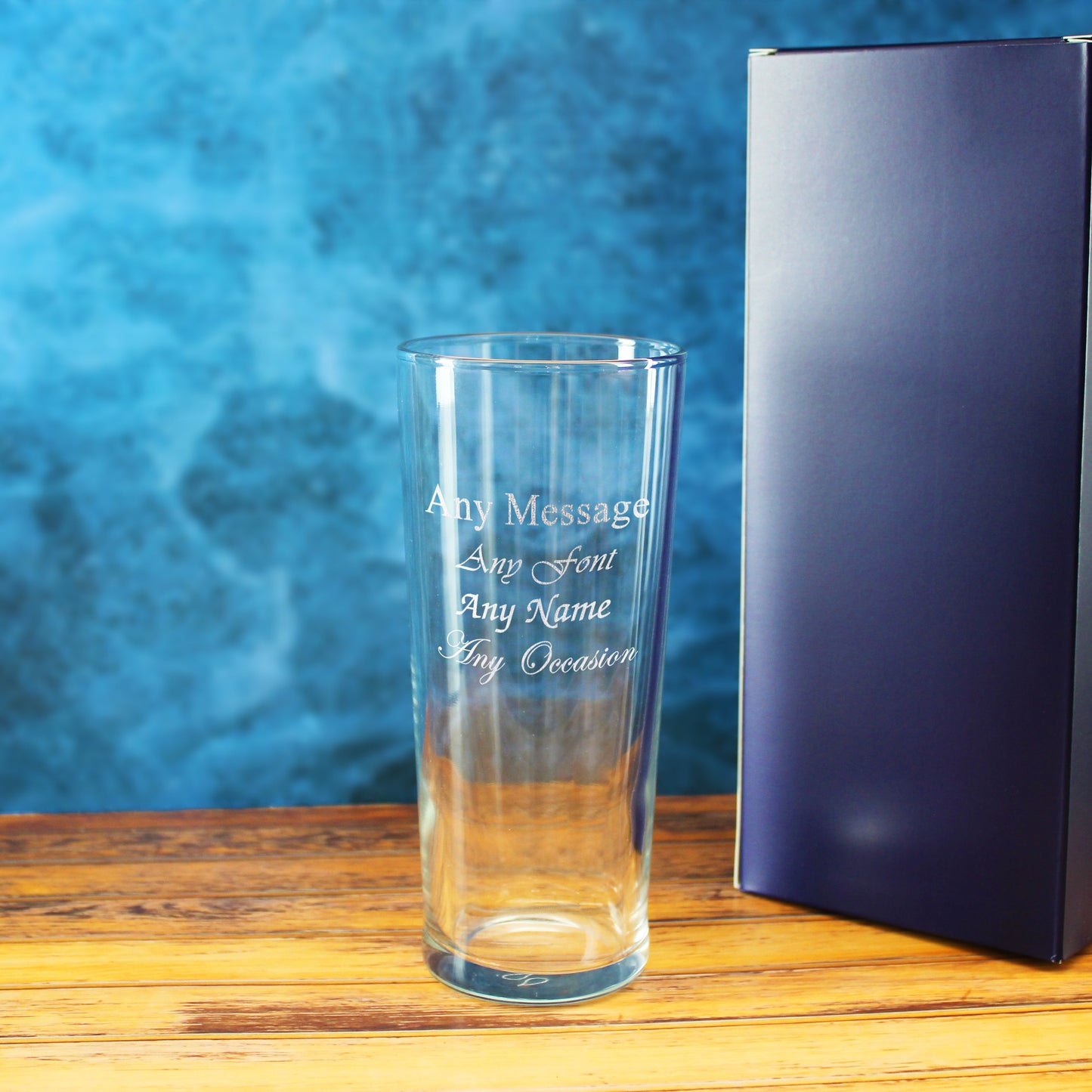 Personalised Engraved Senator Pint Cider Beer Glass - Perfect Gift Present