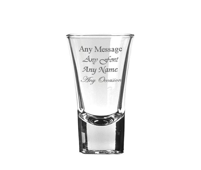 Engraved Boston Shot Glass 1.2oz