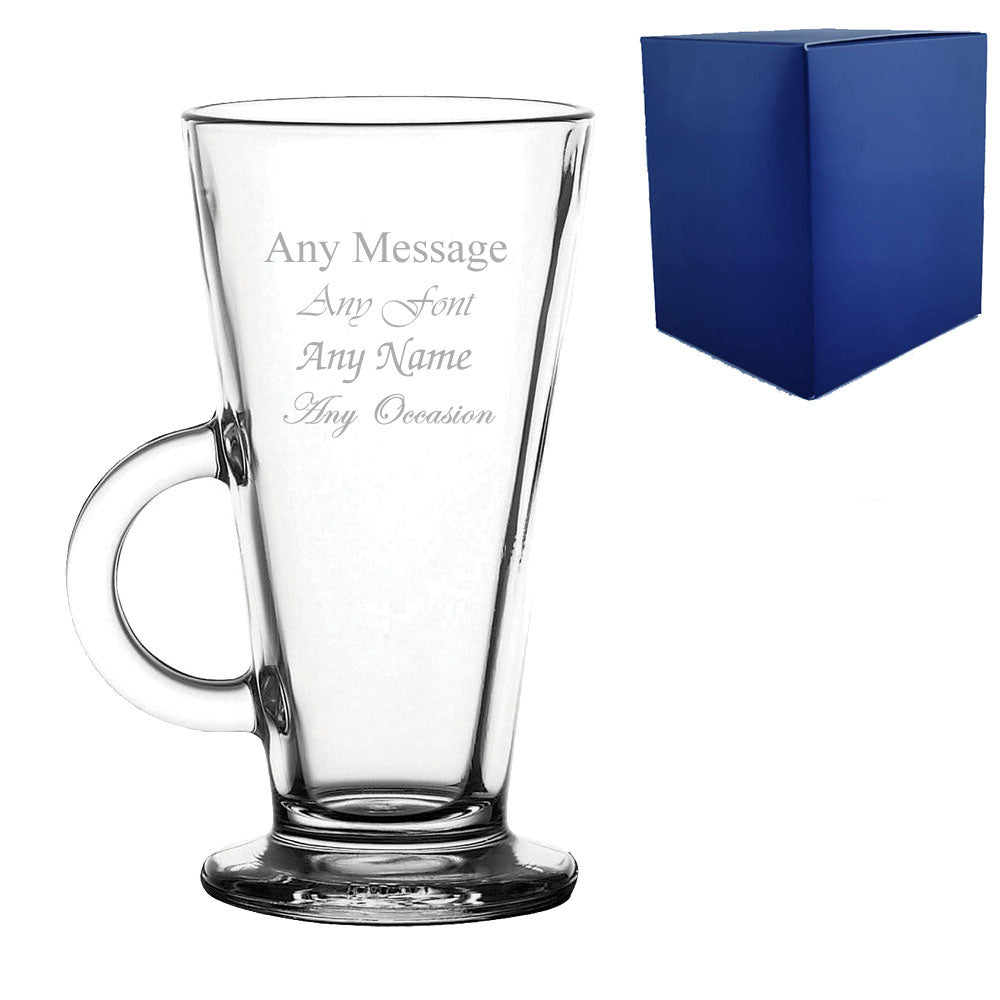 Engraved Columbian Latte 10oz