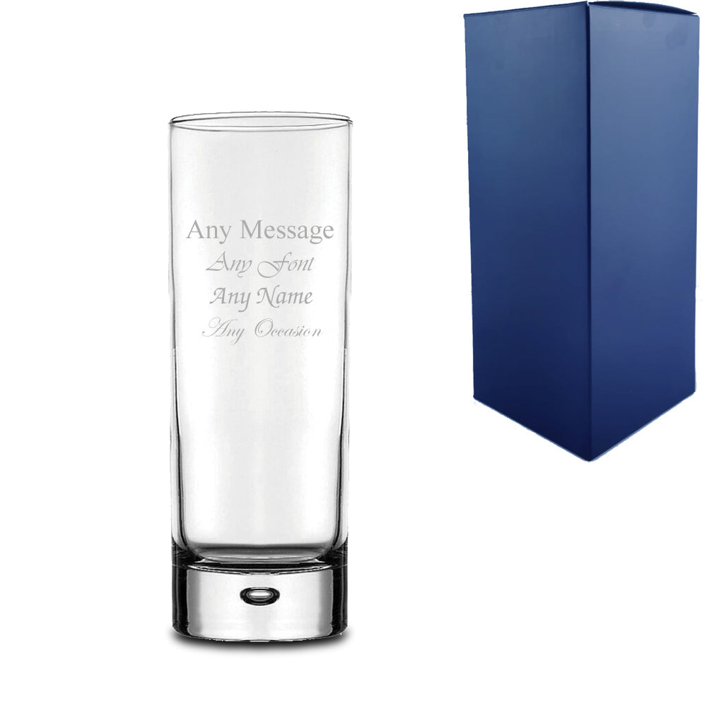 Engraved 10.25oz Bubble Hiball with Gift Box