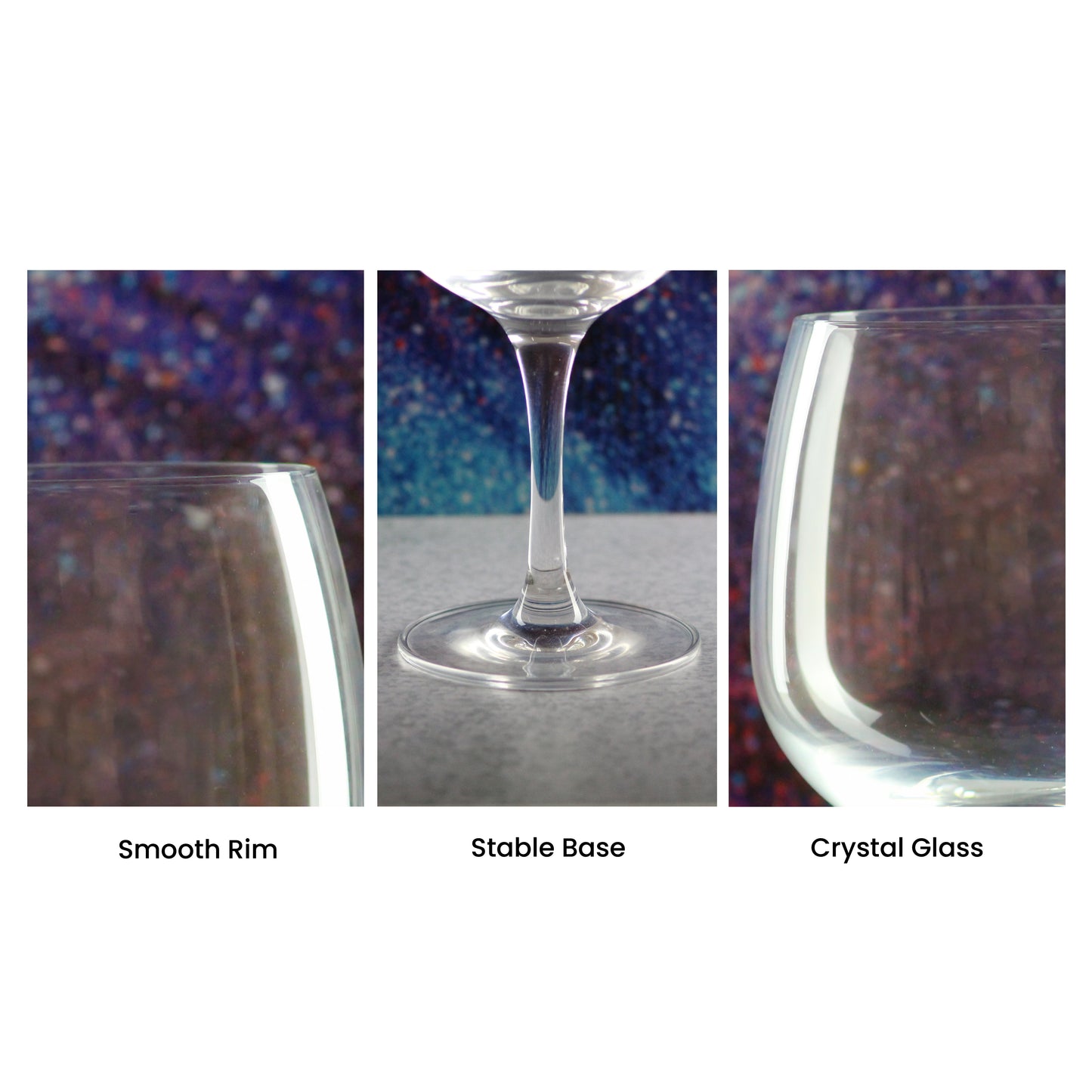 Engraved Spanish Gin Copa Balloon Glass with Flourish Design, Personalise with Any Name and Message