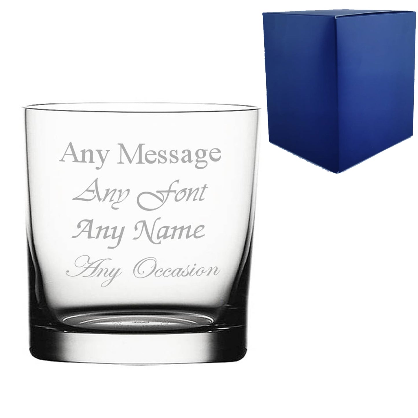 Engraved 290ml Toscana Whisky Tumbler With Gift Box