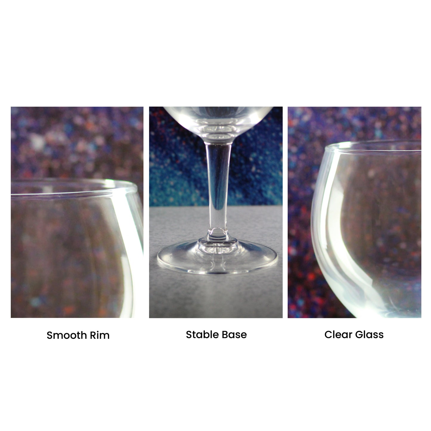 Engraved Gin Balloon and Tumbler Cocktail Glasses with Personalised Designs and Gift Box