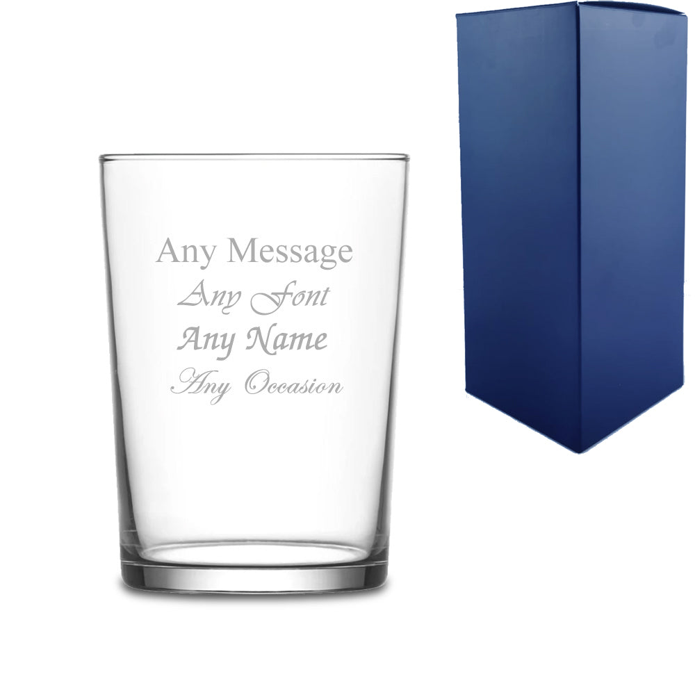 Engraved 520ml Bodega Hiball Glass With Gift Box