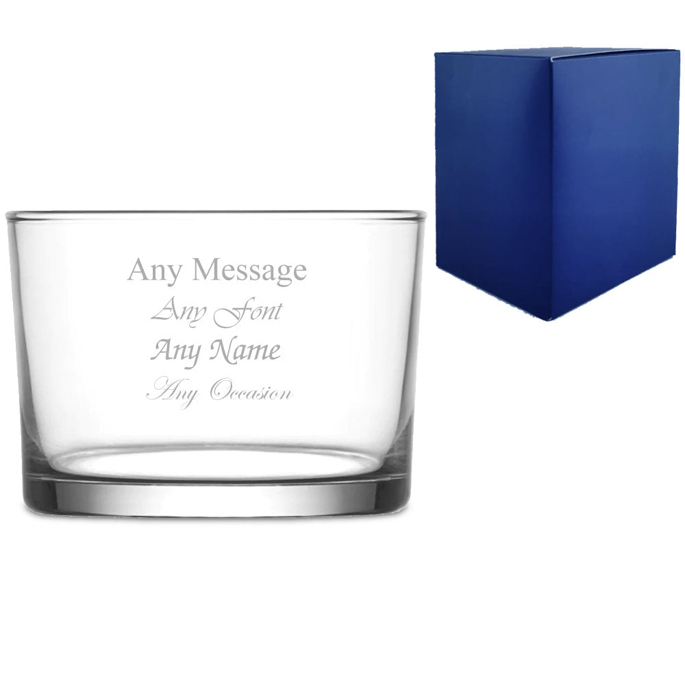 Personalisd Engraved Whisky Glass Tumblers With Gift Box