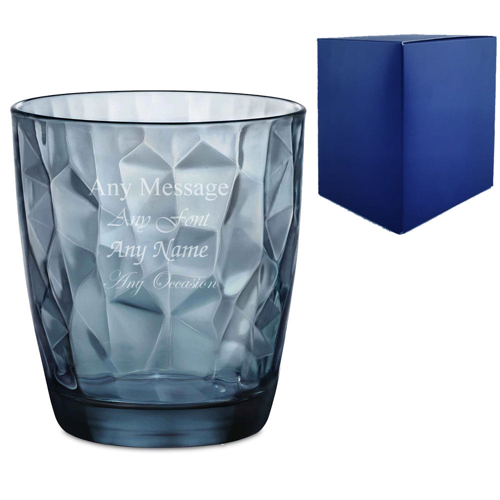 Personalisd Engraved Whisky Glass Tumblers With Gift Box