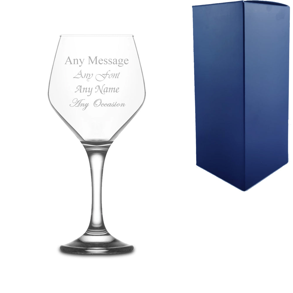 Engraved 260ml Ella Wine Glass With Gift Box