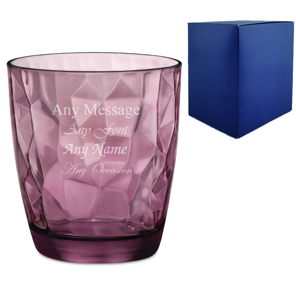 Personalisd Engraved Whisky Glass Tumblers With Gift Box