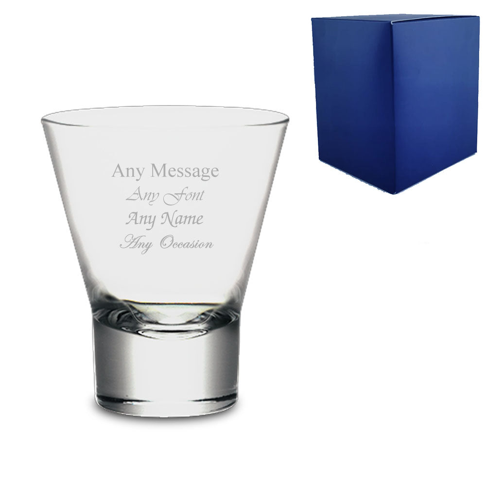 Personalisd Engraved Whisky Glass Tumblers With Gift Box