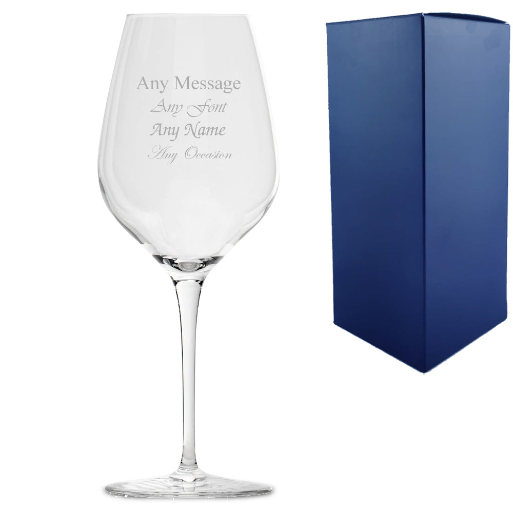 Engraved 430ml Inalto Tre Sensi Wine Glass