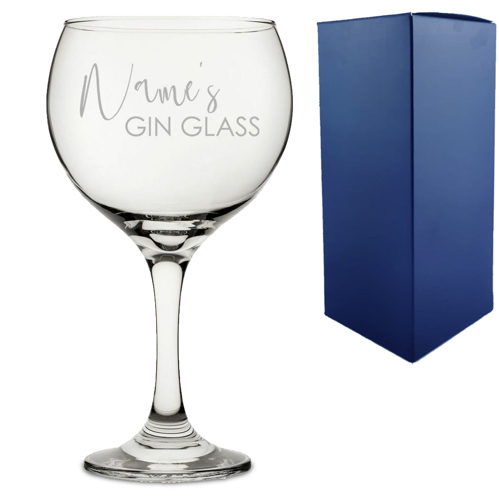 Personalised Engraved Custom Gin Glasses Birthday Wedding Gifts For Her Mum