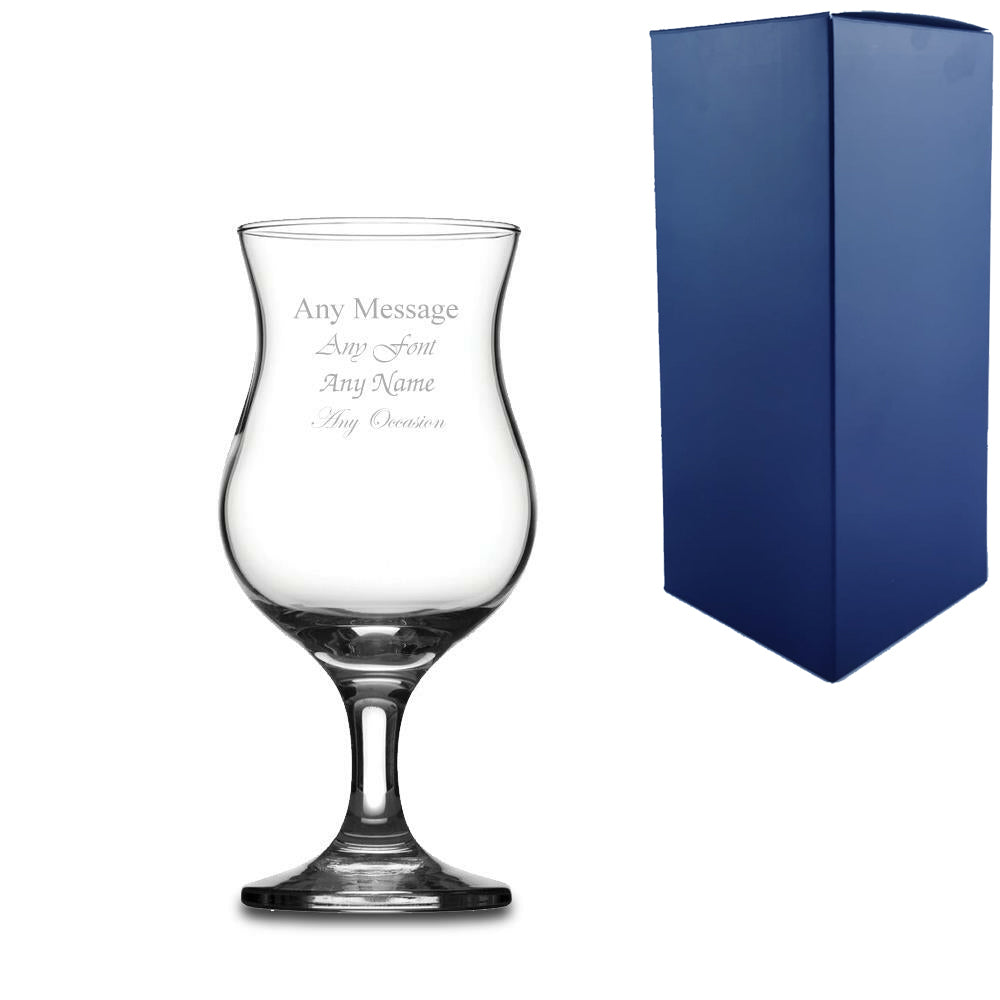 Engraved 13oz Capri Cocktail Glass