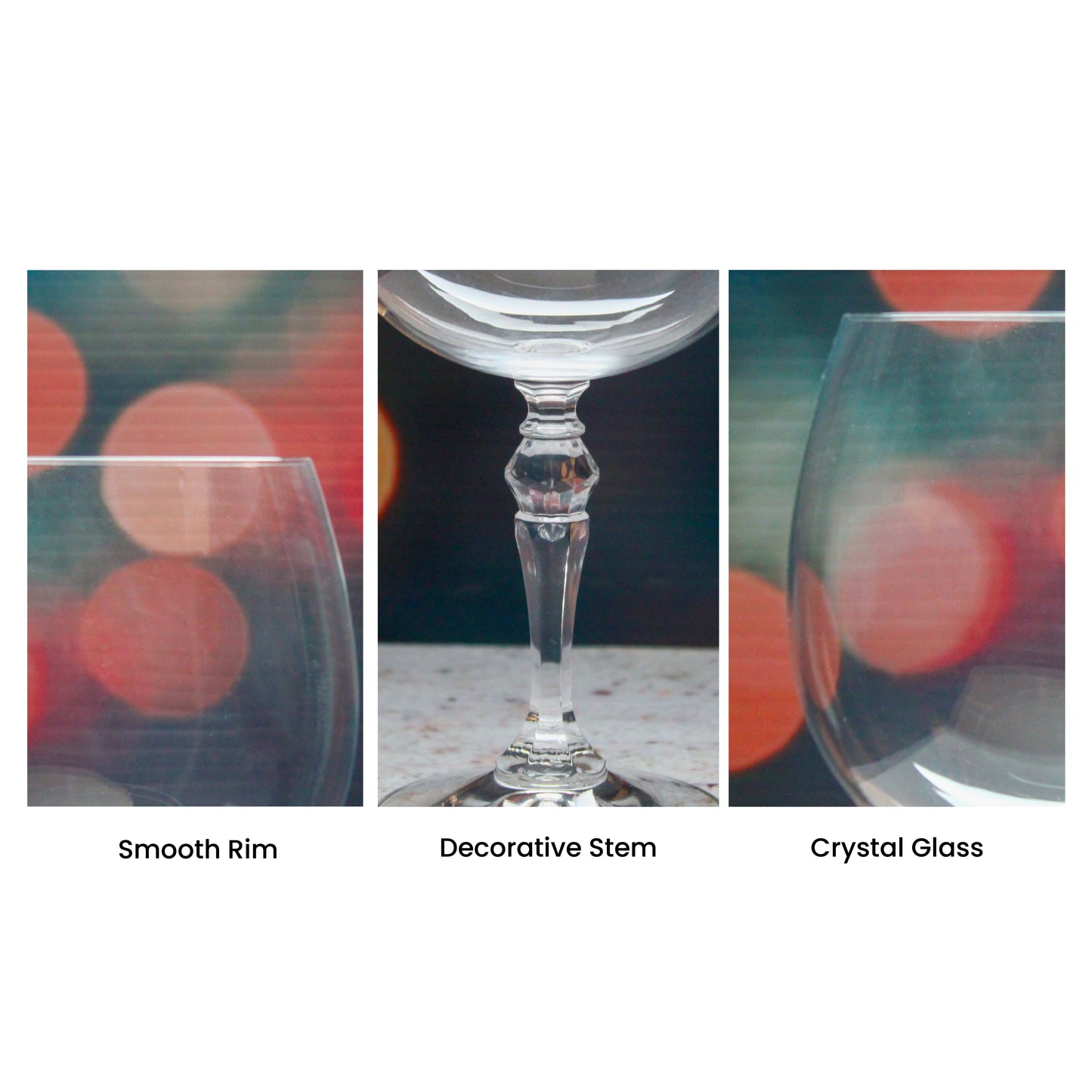 Engraved Gin Balloon and Tumbler Cocktail Glasses with Personalised Designs and Gift Box