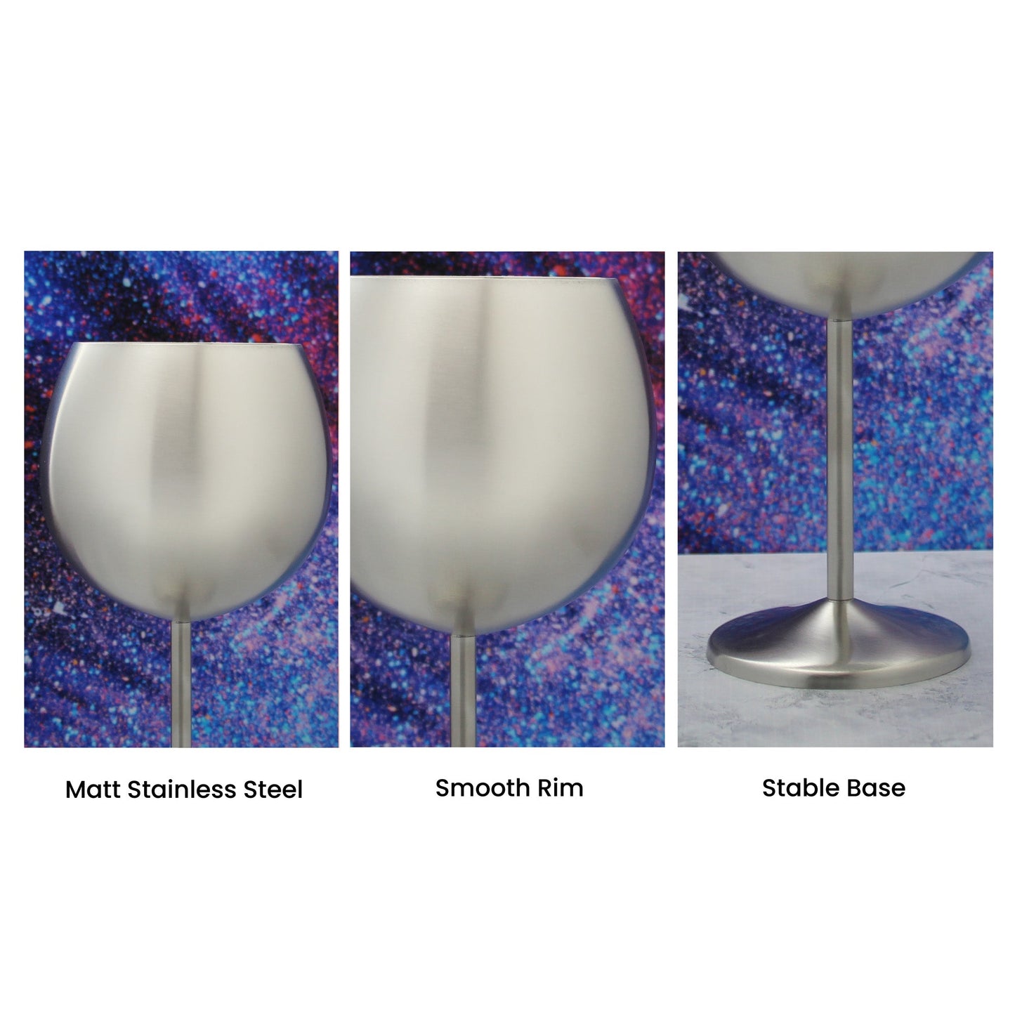 Engraved Metal Gin Balloon Cocktail Glass with Name in 80 Design