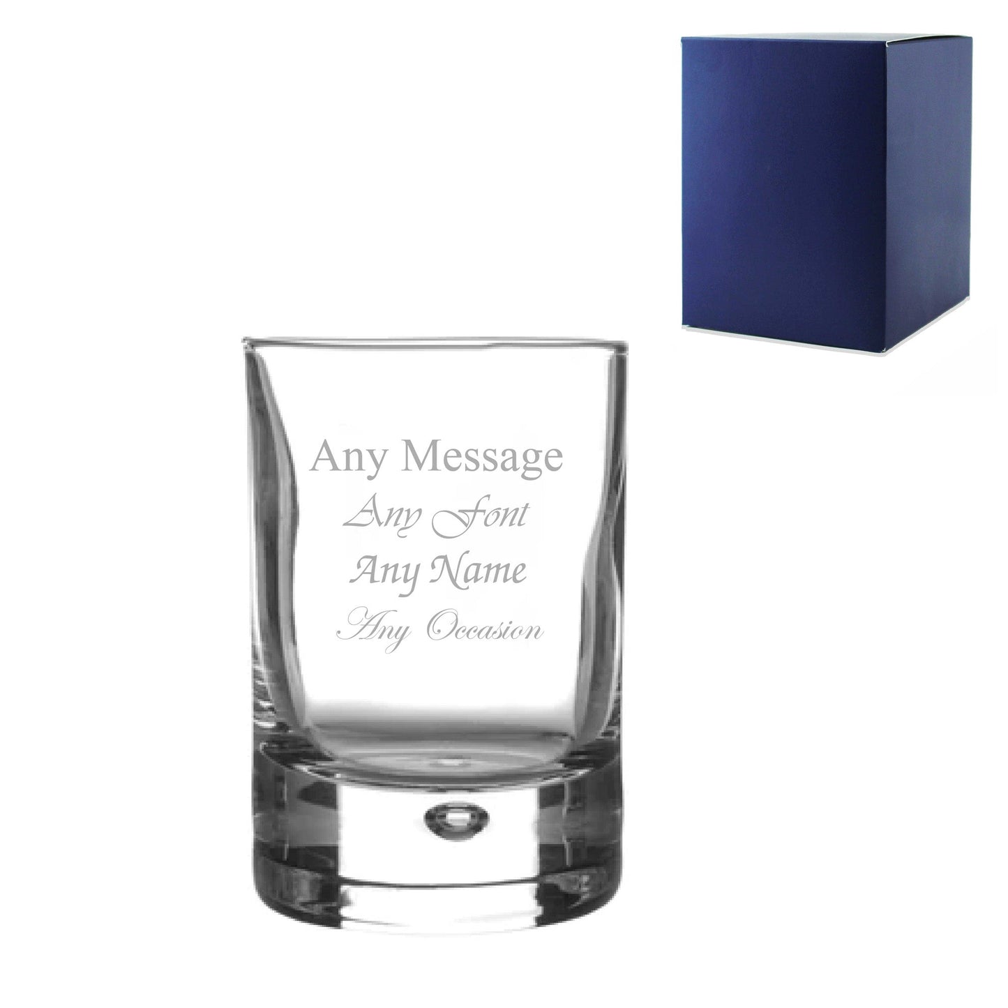 Engraved Personalised Shot Glasses and Tumbler - Any Message for Any Occasion