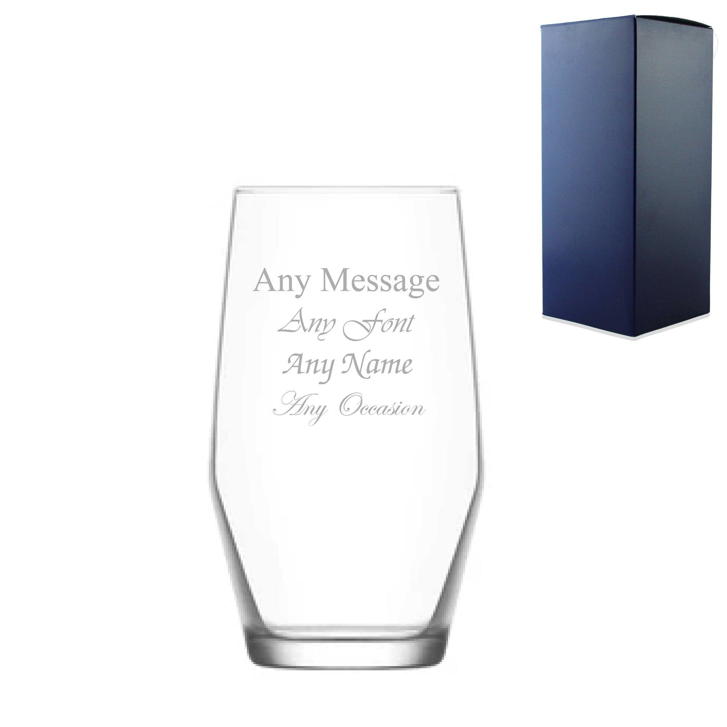 Engraved 495ml Ella Highball Glass with Gift Box