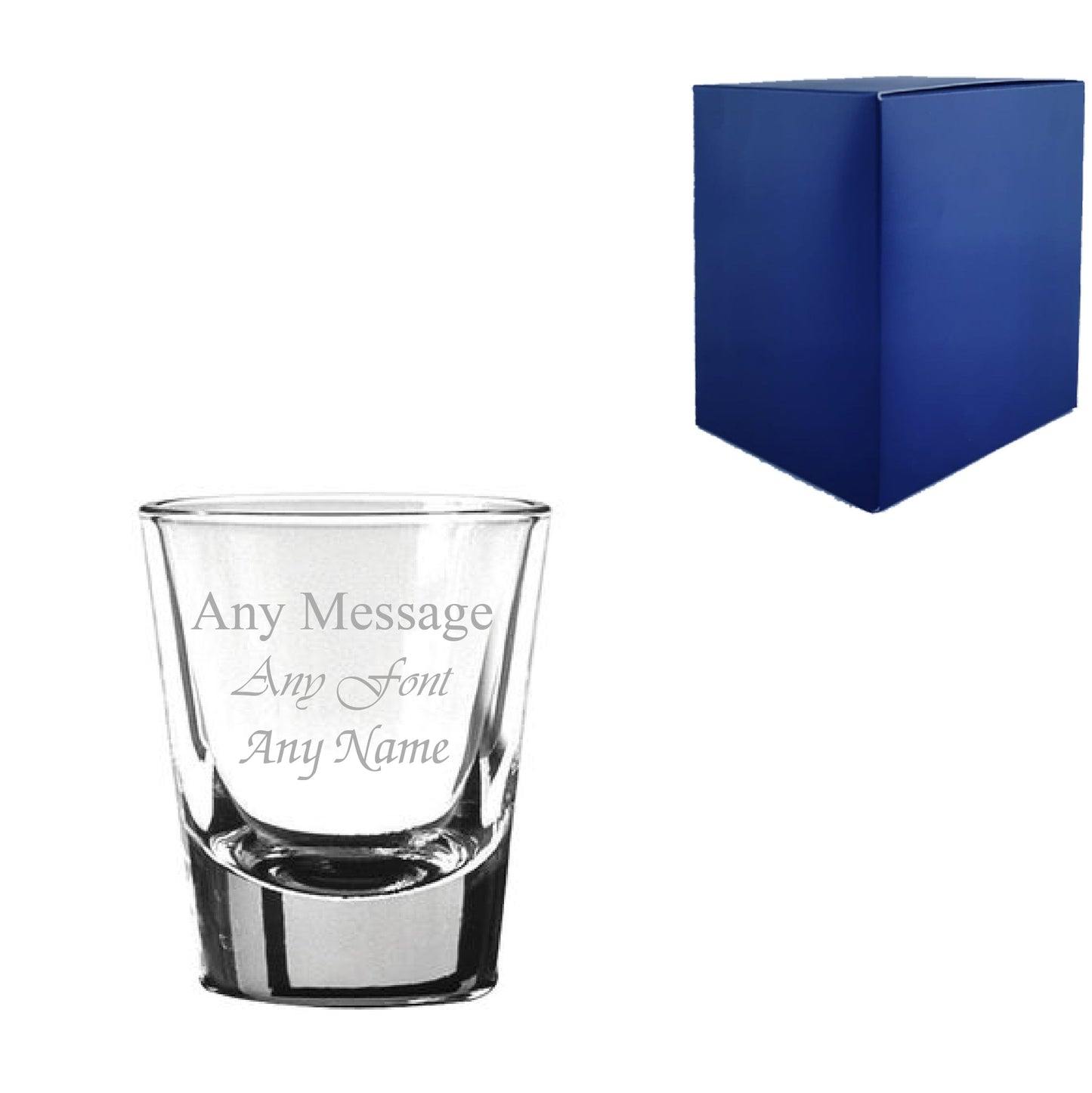 Engraved Personalised Shot Glasses and Tumbler - Any Message for Any Occasion