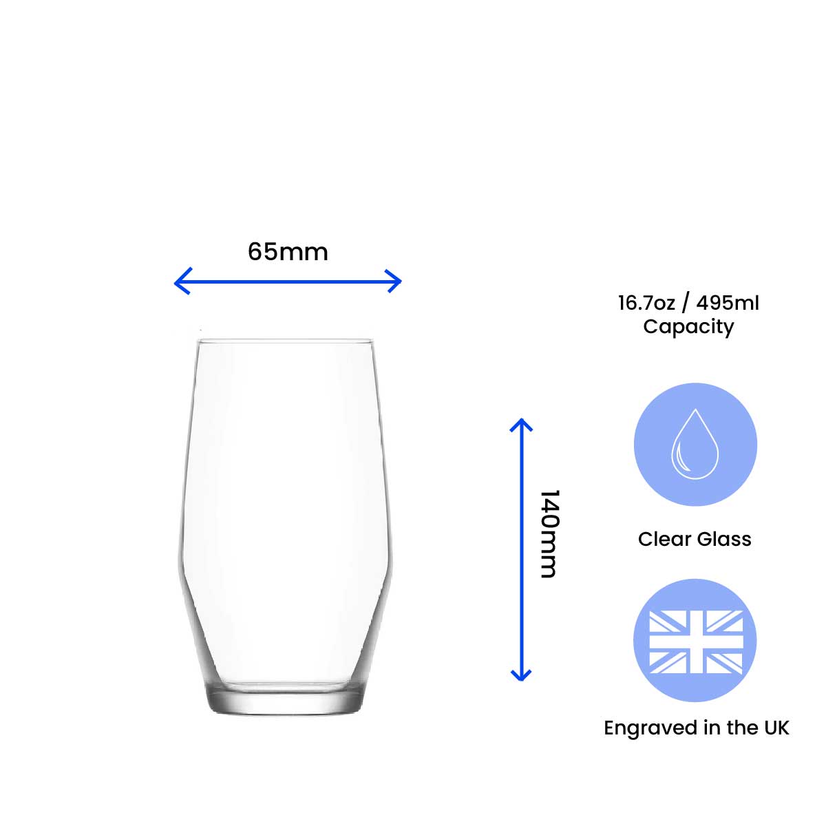 Personalised Engraved Custom Gin Glasses Birthday Wedding Gifts For Her Mum