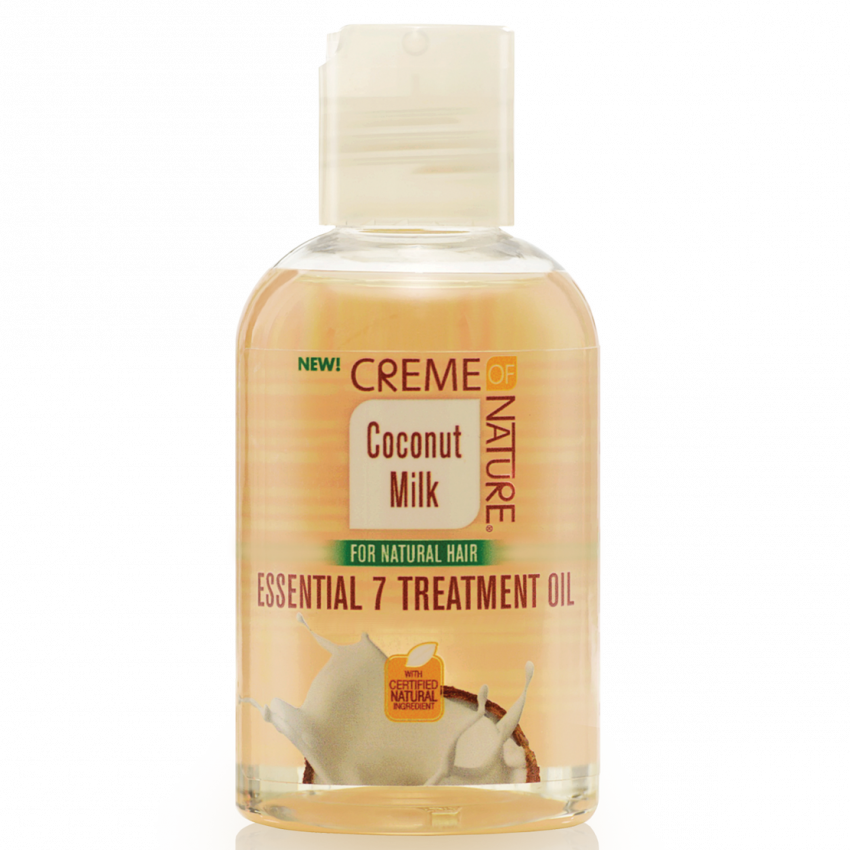 Creme Of Nature Coconut Milk Essential 7 Treatment Oil 4 oz / 118 ml - For Natural Hair & Breakage Protection