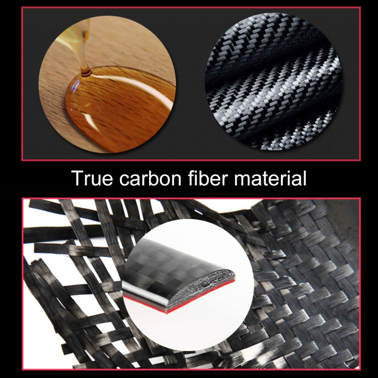 4 PCS Carbon Fiber Car Door Panel Decorative Sticker for Porsche Macan, Door Panel