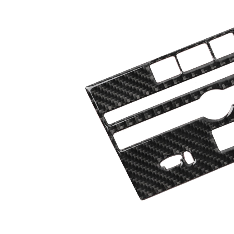Car Carbon Fiber CD  Console Panel Decorative Sticker for Infiniti Q50 / Q60 2014-2020, CD Console Panel  (B)
