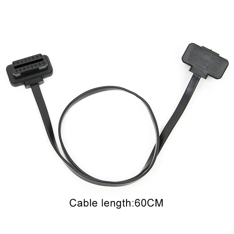 16PIN Car OBD Diagnostic Extended Cable OBD2 Male to Female Cable, Cable Length: 60cm, 60cm