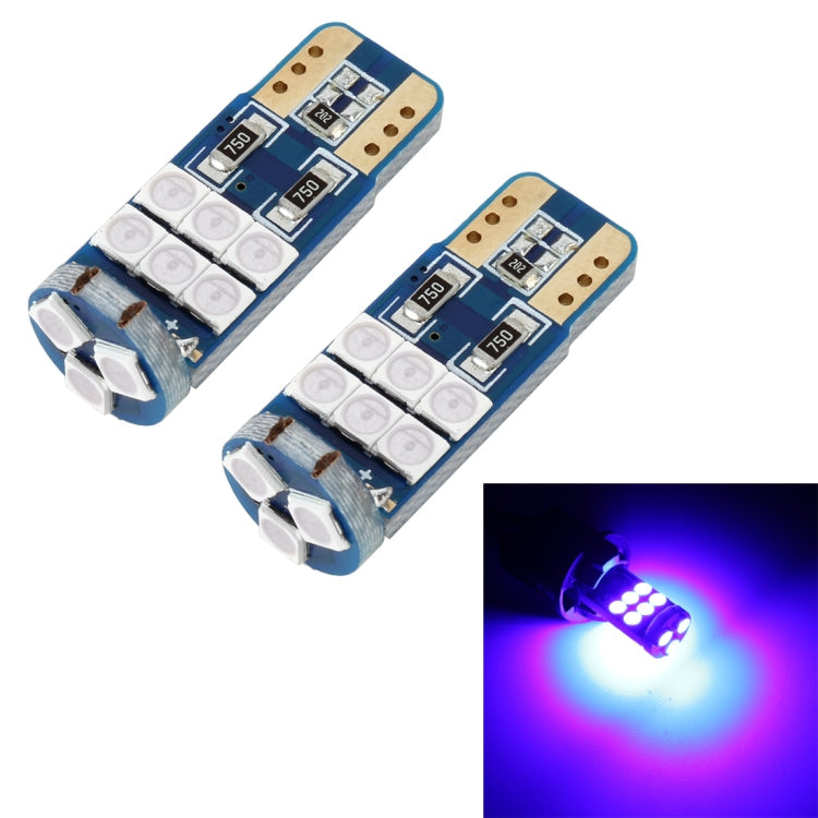 2 PCS T10 DC12 / 1W 9LEDs SMD-3030 Car Clearance Light, 9LEDs (Pink Light), 9LEDs (White Light), 9LEDs (Yellow Light), 9LEDs (Ice Blue Light), 9LEDs (Blue Light)