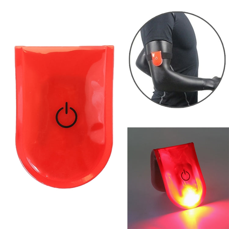 2 PCS Outdoor Night Running Safety Warning Light LED Illuminated Magnet Clip Light