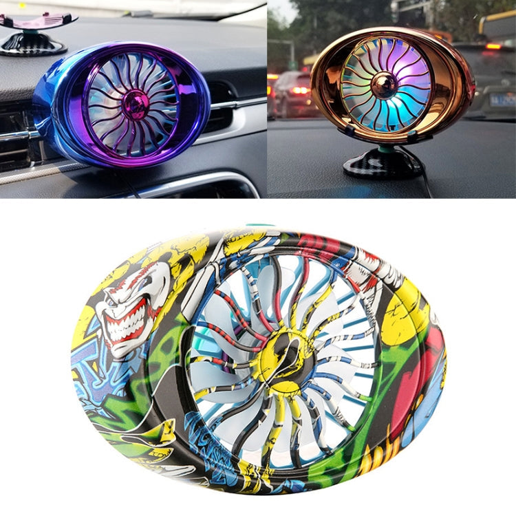 Car Vent Fan Multi-function USB Interface LED Lamp Portable Fan, CRP2631A, CRP2631B, CRP2631C, CRP2631D, CRP2631E, CRP2631F