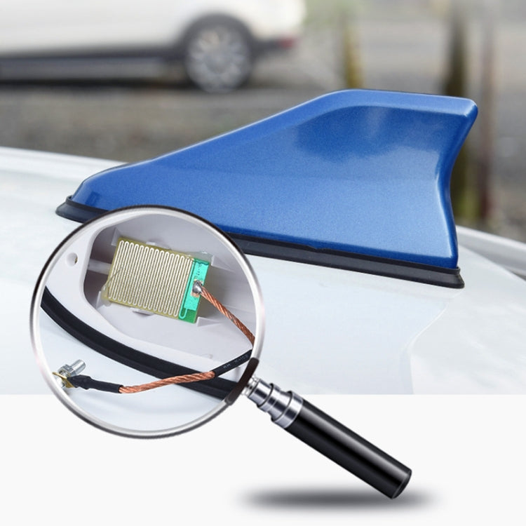 Universal Car Antenna Aerial Shark Fin Radio Signal, Universal (Carbon Fiber Black)