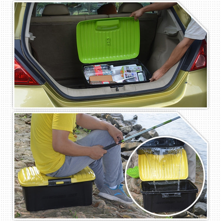 3R-2001 Car / Household Storage Box Sealed Box, Capacity: 30L (Green)