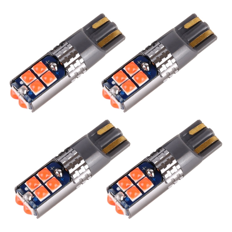 4 PCS T10 DC12V / 2W Car Clearance Light 10LEDs SMD-3030 Lamp Beads, 10LEDs SMD-3030 (Yellow Light), 10LEDs SMD-3030 (Ice Blue Light), 10LEDs SMD-3030 (Blue Light), 10LEDs SMD-3030 (Pink Light), 10LEDs SMD-3030 (Green Light), 10LEDs SMD-3030 (Red Light...