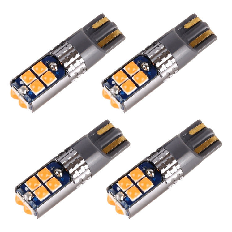 4 PCS T10 DC12V / 2W Car Clearance Light 10LEDs SMD-3030 Lamp Beads, 10LEDs SMD-3030 (Yellow Light), 10LEDs SMD-3030 (Ice Blue Light), 10LEDs SMD-3030 (Blue Light), 10LEDs SMD-3030 (Pink Light), 10LEDs SMD-3030 (Green Light), 10LEDs SMD-3030 (Red Light...