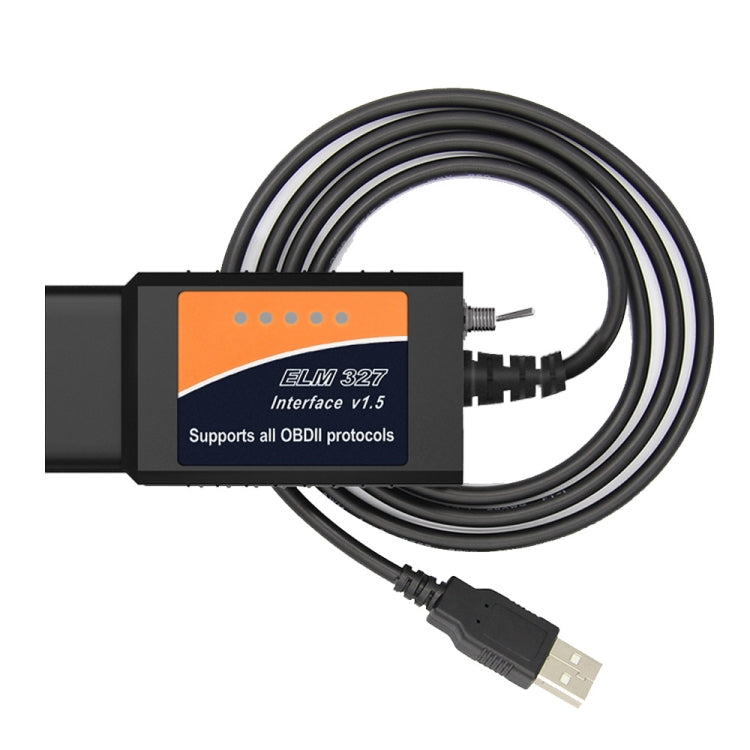 OBD ELM327 V1.5 USB Car Fault Diagnostic Cable with Switch, ELM327 V1.5 with Switch (Orange), ELM327 V1.5 with Switch (Black)