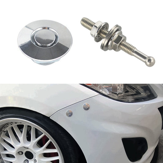 54mm Stainless Steel Quick-pins Push Button Billet Hood Pins Lock Clip Kit, 54mm (Silver), 54mm (Red), 54mm (Blue), 54mm (Black)