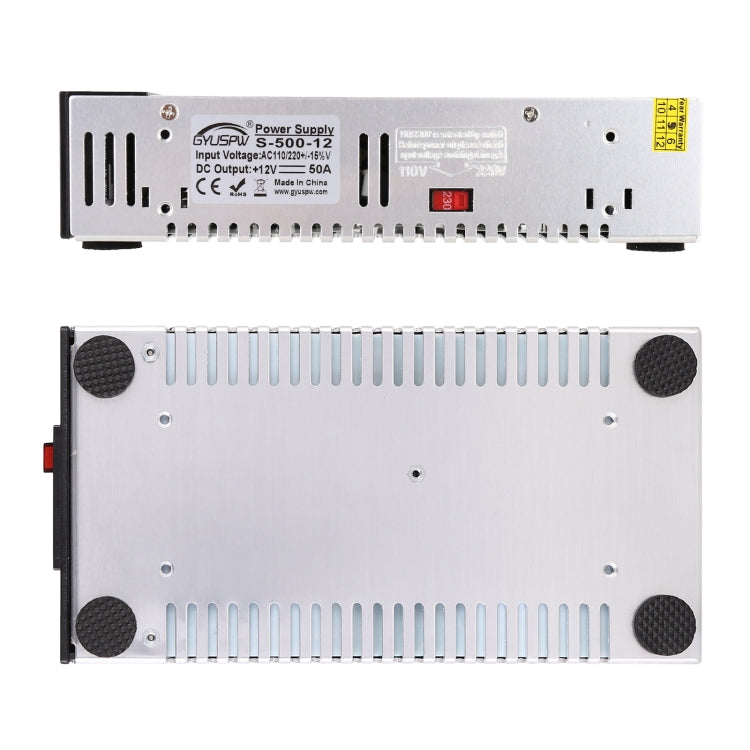 S-300-12 DC12V 300W 25A DIY Regulated DC Switching Power Supply Power Step-down Transformer with Clip, US Plug, S-500-12, UK Plug