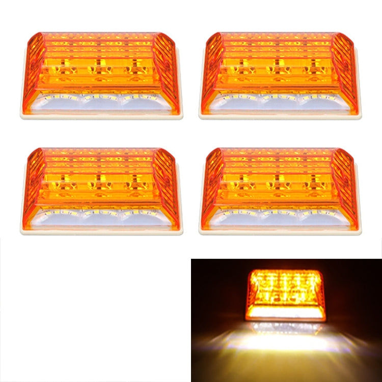 4 PCS ZS-6001 DC24V Car / Truck Side Marker Indicator Lights Bulb Lamp
