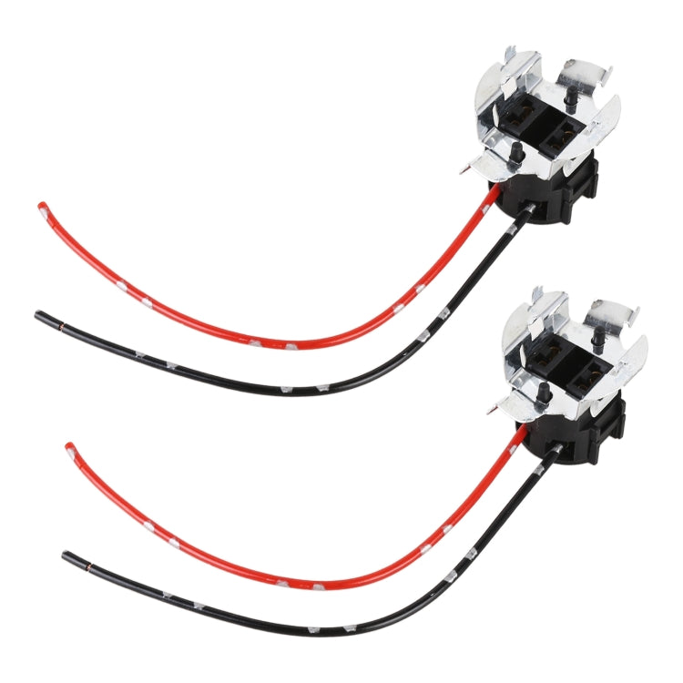 1 Pair TK-305 H7 Halogen Lamp Socket Car Bulb Holder Base with Cable, TK-305 H7