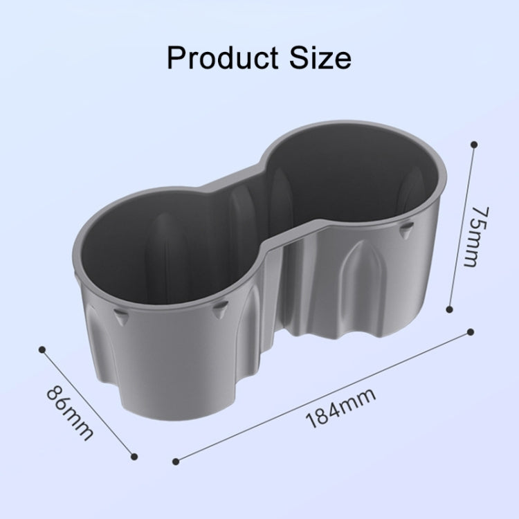 SHUNWEI SD-1054 Car Water Cup Holder for Tesla Model 3 / Y 2021-2022(Black)