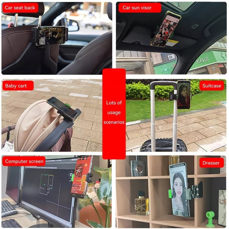 Multifunctional Car Sun Visor Rear Seat Mobile Phone Holder
