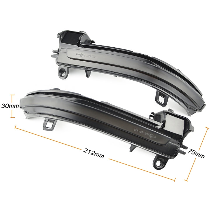 1 Pair For BMW 3 Series F20 Car Dynamic LED Turn Signal Light Rearview Mirror Flasher Water Blinker